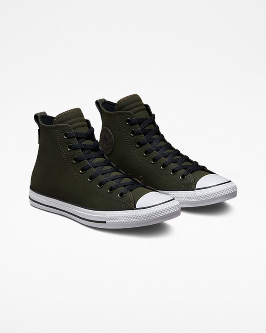 Men's Converse Chuck Taylor All Star TecTuff High Top Shoes Olive / Green / White / Black | AU 4E359P